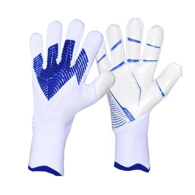Froon Soccer Goalkeeper Gloves Goalie Training Gloves Strong Grip Anti-Slip and Breathable for Adults and Children (White,9)