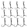 Be In Your Mind 12pcs Screw Swivel Style Fishhook Anti Bottom Fishing Hook Carp Fishing Hook Ronnie Fishing Hook Carbon Steel Carp Fishhook Barb Carp Fishhook view 1