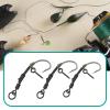 Be In Your Mind 12pcs Screw Swivel Style Fishhook Anti Bottom Fishing Hook Carp Fishing Hook Ronnie Fishing Hook Carbon Steel Carp Fishhook Barb Carp Fishhook view 2