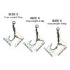 Be In Your Mind 12pcs Screw Swivel Style Fishhook Anti Bottom Fishing Hook Carp Fishing Hook Ronnie Fishing Hook Carbon Steel Carp Fishhook Barb Carp Fishhook view 3