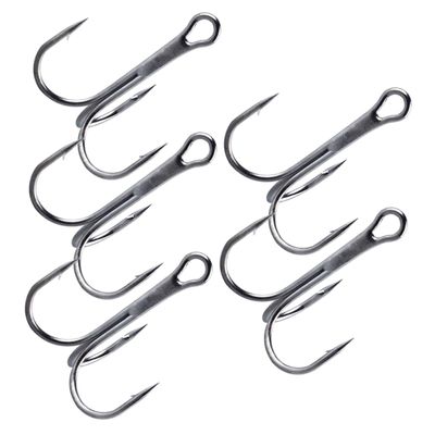 BESPORTBLE 5pcs Fishing Gear of Treble Hooks Metal Fish Hooks Anchor Bait for Trout Small for Outdoor Fishing