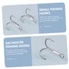 BESPORTBLE 5pcs Fishing Gear of Treble Hooks Metal Fish Hooks Anchor Bait for Trout Small for Outdoor Fishing view 2