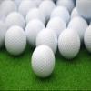 VIDECOR 12 Pack White Practice Golf Balls Plastic 42mm Hollow Plastic Golf Training Balls Airflow Limited Flight Golf Balls for Swing Practice Driving Range Home Backyard Use view 4