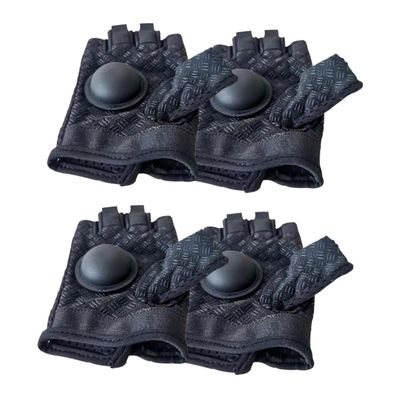 Happyyami 2 Pairs Professional Volleyball Training Gloves Setter Training Volleyball Equipment Hand Type Correction Aid Black l Size