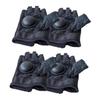Happyyami 2 Pairs Professional Volleyball Training Gloves Setter Training Volleyball Equipment Hand Type Correction Aid Black l Size view 1