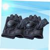 Happyyami 2 Pairs Professional Volleyball Training Gloves Setter Training Volleyball Equipment Hand Type Correction Aid Black l Size view 4