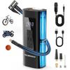 YOUNGDO Tire Inflator Portable Air Compressor, 150 PSI Air Pump with Pressure Gauge and LED Light for Car, Motorcycle, Bike and Balls view 1