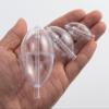 KTGCOZS Pack of 5 Fishing Float Bobber Bubble Casting Clear Plastic Oval Small Medium Large view 1