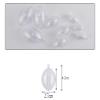 KTGCOZS Pack of 5 Fishing Float Bobber Bubble Casting Clear Plastic Oval Small Medium Large view 2