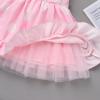 1st Birthday Dress for Baby Girl: Princess Tulle Tutu Dress Toddler Sleeveless Polka Dots Party Pageant Dance Performance Cake Smash Summer Sundress Pink-Polka Dots 12-18 Months view 2