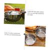 HANABASS 2pcs Outdoor Folding Bowl Portable Camping Cookware for Hiking Picnics and Travel Lightweight Easy to Clean Cooking Utensils for Adventure view 3