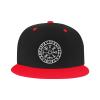 Viking Symbol Nordic Compass Snapback Cap Unisex Adjustable Children Flat Brim Snapback Cap Red view 2