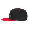 vroos Lineman Heartbeat Snapback Hat Unisex Adjustable Children Flat Brim Snapback Cap Red view 3