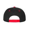 vroos Lineman Heartbeat Snapback Hat Unisex Adjustable Children Flat Brim Snapback Cap Red view 4