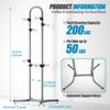 Suchtale 4 Bike Rack, Bicycle Rack, Bike Storage Rack for Garage Home, Freestanding Gravity Bike Stand, Adjustable Vertical Bicycle Holder for Indoor Outdoor, Bike Hanger Floor Parking Cycle Organizer view 2