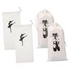4pcs Travel Packing Bag Ballet Shoes Bags Ballet Shoe Carrier Suitcase Organizer Luggage Storage Girl Dance Drawstring Dancing X27 Cloth view 1