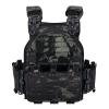 vAv YAKEDA Quick Release Tactical Laser-Cutting Vest Multicam Lightweight Vest (US, Alpha, One Size, Regular, Regular, Black CP) view 1