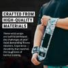Bay Wrist Wraps Weightlifting Workout Wrist Brace - Adjustable, One Size Fits All - Comfort Wrist Wraps for Weightlifting with Thumb Loop, Lifting Wrist Straps in Arctic Camo - 18-inch Wrist Wrap view 3