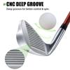 MAZEL Golf Individual Iron 1,2,3,4,5,6,7,8,9, Golf Iron with Steel Shafts for Right Handed Golfers (Graphite,Black Red, PW, Regular, Right) view 2