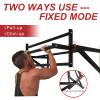 BESTHLS Wall Mounted Advanced Pull Up Bar, Heavy Duty Wall Mount Pull-up Chin Up Bar Multifunctional Home Gym Workout Indoor Exercise Equipment Support to 440 Lbs view 3