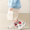 CHUNG Little Big Boys Cotton Socks Toddler Ankle Crew Fashion Casual Cartoon Fun Dino for School Kids,5 Pack,Truck,1-3Y view 3