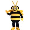 Huiyankej Bee Mascot Costume Bee Costume for Adults Halloween Fancy Dress Plus Size Suit (Small)