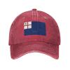 LIFANGMI Bunker Hill Flag Baseball Cap for Men Women Hats Adjustable Vintage Cowboy Hat Sun Hat Red view 2