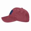 LIFANGMI Bunker Hill Flag Baseball Cap for Men Women Hats Adjustable Vintage Cowboy Hat Sun Hat Red view 3