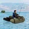 Goudergo Inflatable Fishing Boat w/Hand Air Pump,Outdoor Adventure Rubber Dinghy,Portables Rafting Boat for Fishing,Rafting,Exploring (Green) view 2