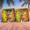 V-DECORPARKS Santa Claus Men's Swim Trunks - July Christmas Hawaiian Shorts for Men, Men's Summer Bathing Shorts Set 08 Size L view 3
