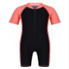 renvena Baby Girls One Piece Floral Print Swimsuit Long Sleeve Front Zipper Swim Bodysuit Monokini Watermelon Red&Black 14 Years view 1