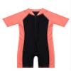 renvena Baby Girls One Piece Floral Print Swimsuit Long Sleeve Front Zipper Swim Bodysuit Monokini Watermelon Red&Black 14 Years view 3