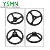 YSMN Boat Steering Cable Outboard Steering Cable Mechanical Rotary Steering Kit with 12.4 Inch Wheel Replacement for Boat Steering System view 2