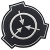Black SCP Foundation Special Containment Procedures Foundation Logo Military Hook Loop Tactics Morale Embroidered Patch Tactical Bag Accessories view 1