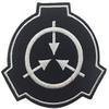 Black SCP Foundation Special Containment Procedures Foundation Logo Military Hook Loop Tactics Morale Embroidered Patch Tactical Bag Accessories view 2