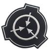 Black SCP Foundation Special Containment Procedures Foundation Logo Military Hook Loop Tactics Morale Embroidered Patch Tactical Bag Accessories view 3