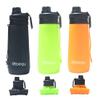 BEQU 750ml/25 Fl Oz Foldable Silicone Water Bottle, Reusable, BPA Free, Dishwasher-Safe, Sports bottle for Travel Gym Camping Hiking, Portable, Leak Proof (3PK MC2) view 1