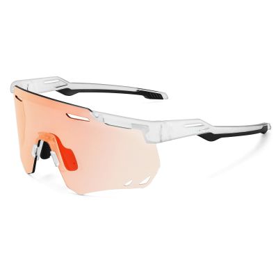 ROCKBROS Photochromic Cycling Glasses, UV Protection Sports Sunglasses for Men Woman, Lightweight Biking Sunglasses