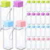 Nuogo 20 Pcs Water Bottles Bulk 17 oz Plastic Sports Water Bottles for Kids Adults Reusable Leak Proof Portable Large Drinking Cups for School Outdoor Gym Travel Fitness(Pink, Blue, Green, Purple) view 1