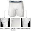 Davion Youth Sliding Padding Shorts with Soft Protective Athletic Cup Boys Briefs Underwear for Football, Baseball, Lacrosse White-XS view 3
