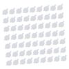 SWOOMEY 100pcs Straw Stopper Grommets Attached Plug Straw Fixing Plugs Jar Lid s Hole Caps Silicone Grommets with Attached Plastic White Homebrew Can Lid view 1