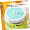 SWOOMEY 100pcs Straw Stopper Grommets Attached Plug Straw Fixing Plugs Jar Lid s Hole Caps Silicone Grommets with Attached Plastic White Homebrew Can Lid view 4