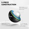 agape MP5S Black DuraPlus Urethane Golf Balls, Unmatched Soft Feel, Maximum Distance & Greenside Control, 5-Piece Dual Core, Ideal for Handicap 5-15, Ideal Golf Gifts for Men (1 Dozen, 12-Balls) view 3