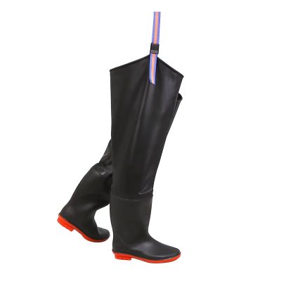 JCWGLY Hip Waders Thickened Warm Fishing Hip Waders, PVC Durable Comfortable Hunting Wading Boots, for Men and Women (Color : H 80cm, Size : 8.5)