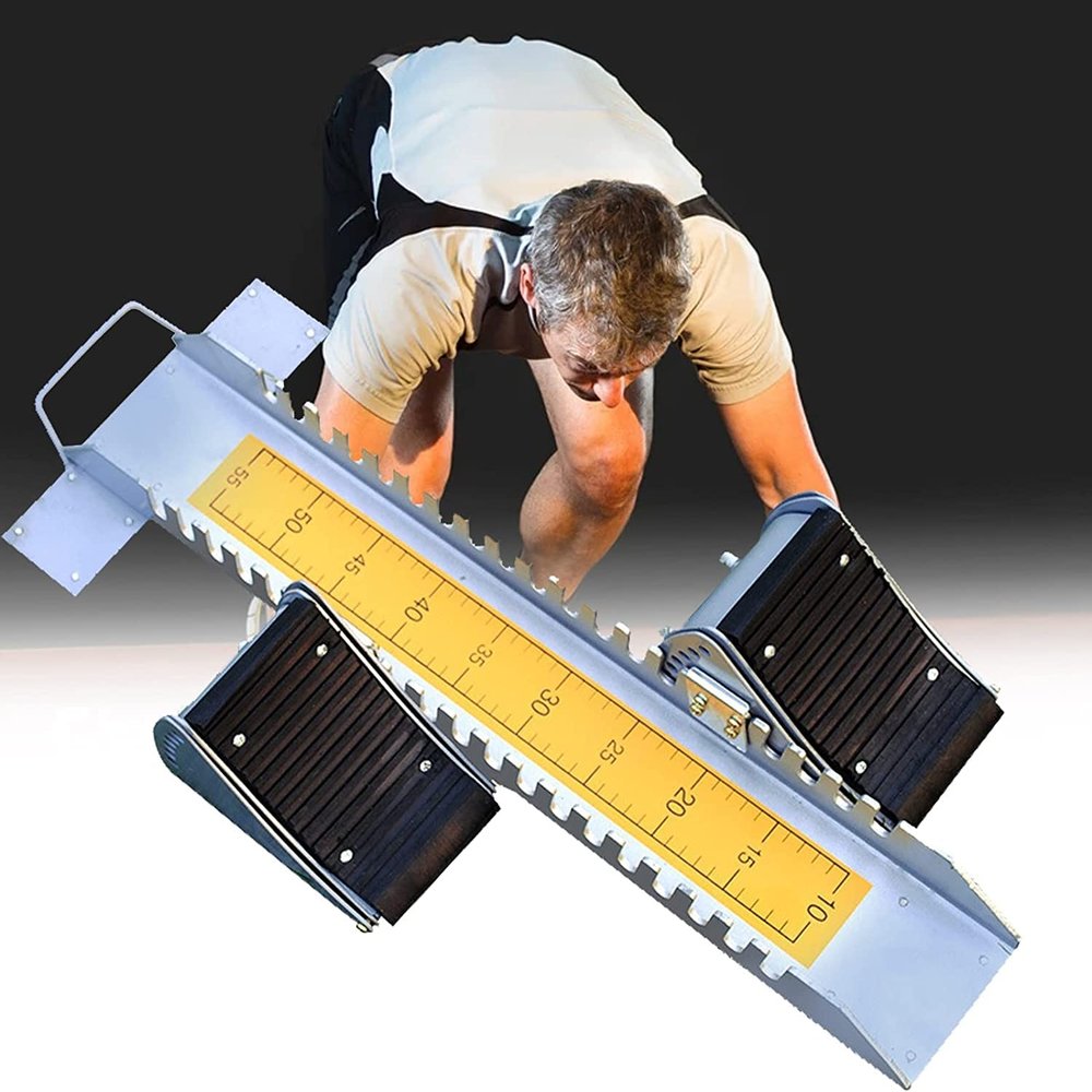 Starting Block, Competition Starting Block, Sprint Blocks, Athletics Blocks for Plastic Track Cinder Track, Strong Grip, Suitable for Schools, Training Grounds, Plastic Tracks