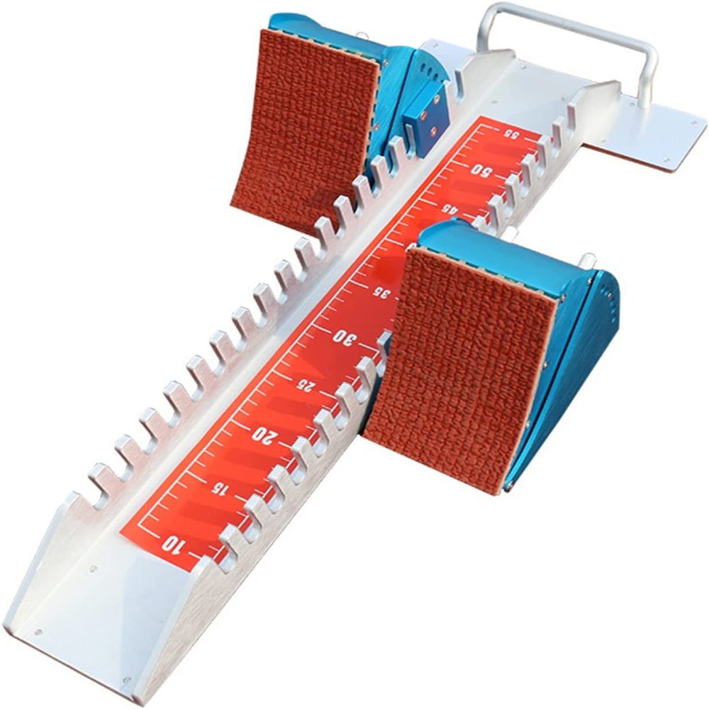 Starting Block, Athletics Training Starting Block, Multi-Function Pedal, Adjustable Sprint Starter, Track and Field Running, Aluminum Alloy, Suitable for Plastic Track, Cinder Track