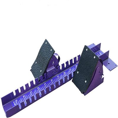 Multi-Function Starting Block,Sprinter Starting Block, Angle Adjustable Sprinter Track and Field Aluminum Suitable, 0-55 Scale, for Plastic Runway Cinder Track