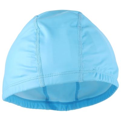 GANAZONO Flexible Pu Swim Cap for Hair Reusable Bathing Hat for Women Men Comfortable Fit Stylish Design for Swimming and Pool Use