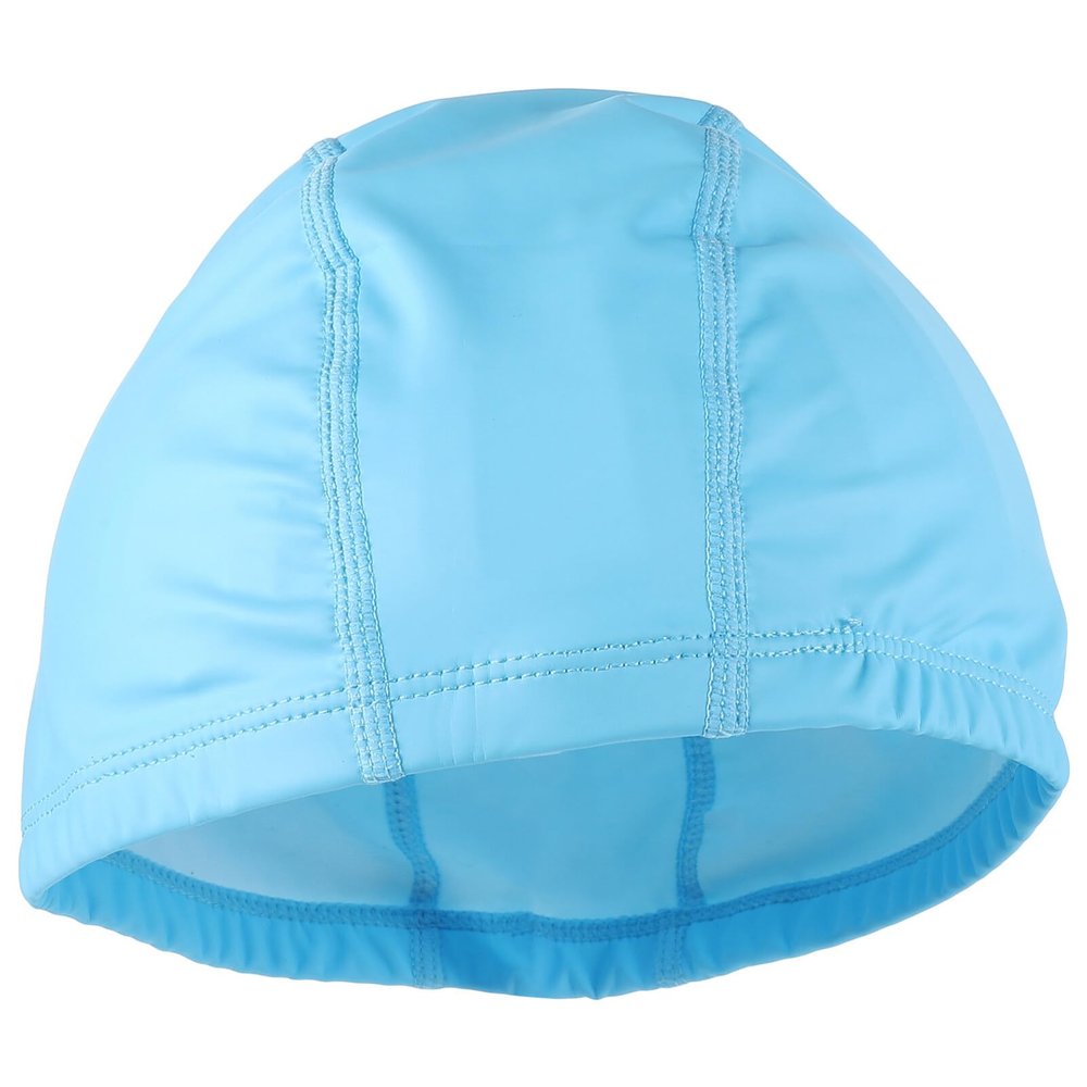 GANAZONO Flexible Pu Swim Cap for Hair Reusable Bathing Hat for Women Men Comfortable Fit Stylish Design for Swimming and Pool Use