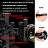 Archery Compound Bow Sight Aluminum Alloy 5 Pin 0.019" Fiber Optic Bow Sight Micro-Adjustable Aim Sight with Sight Light and Adapter (Long Pole+4X Lens) view 3